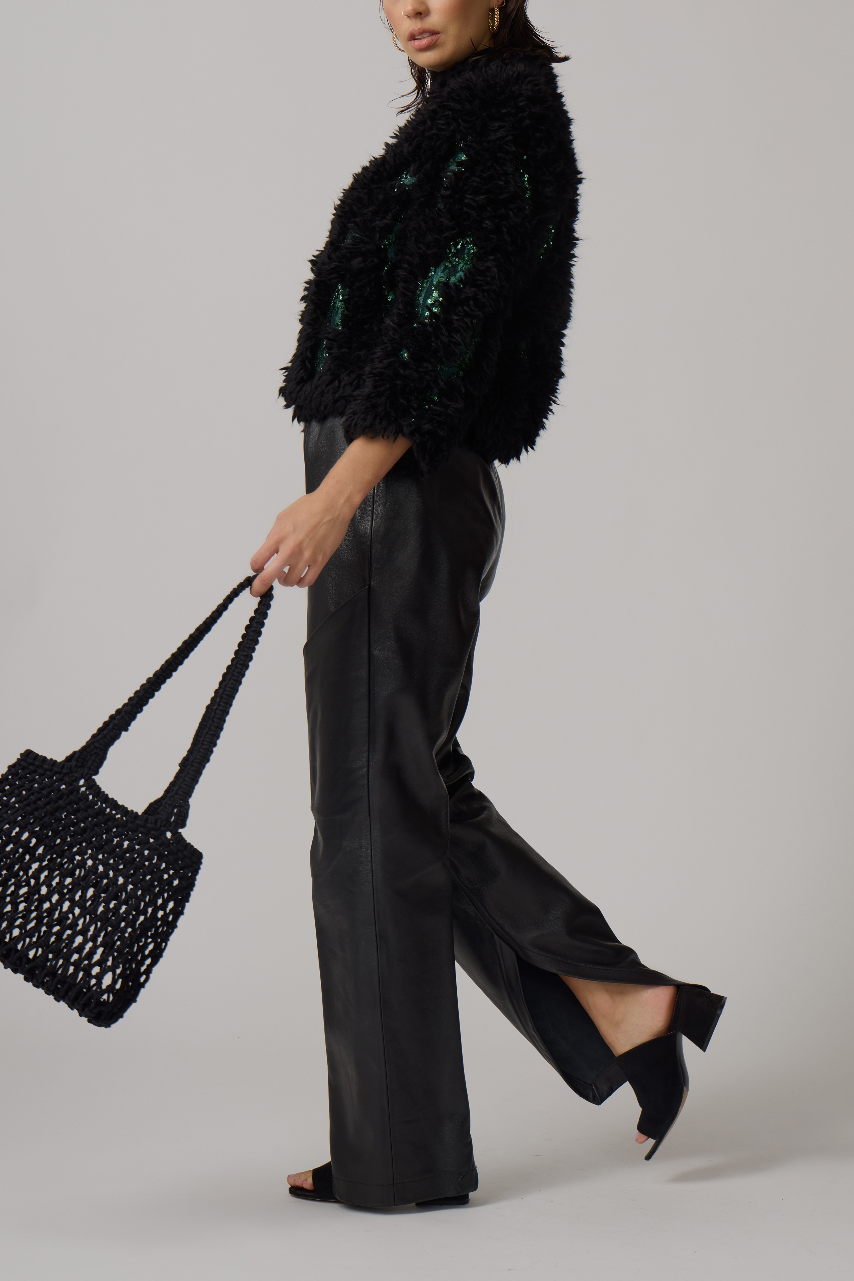 Leather Split Trousers