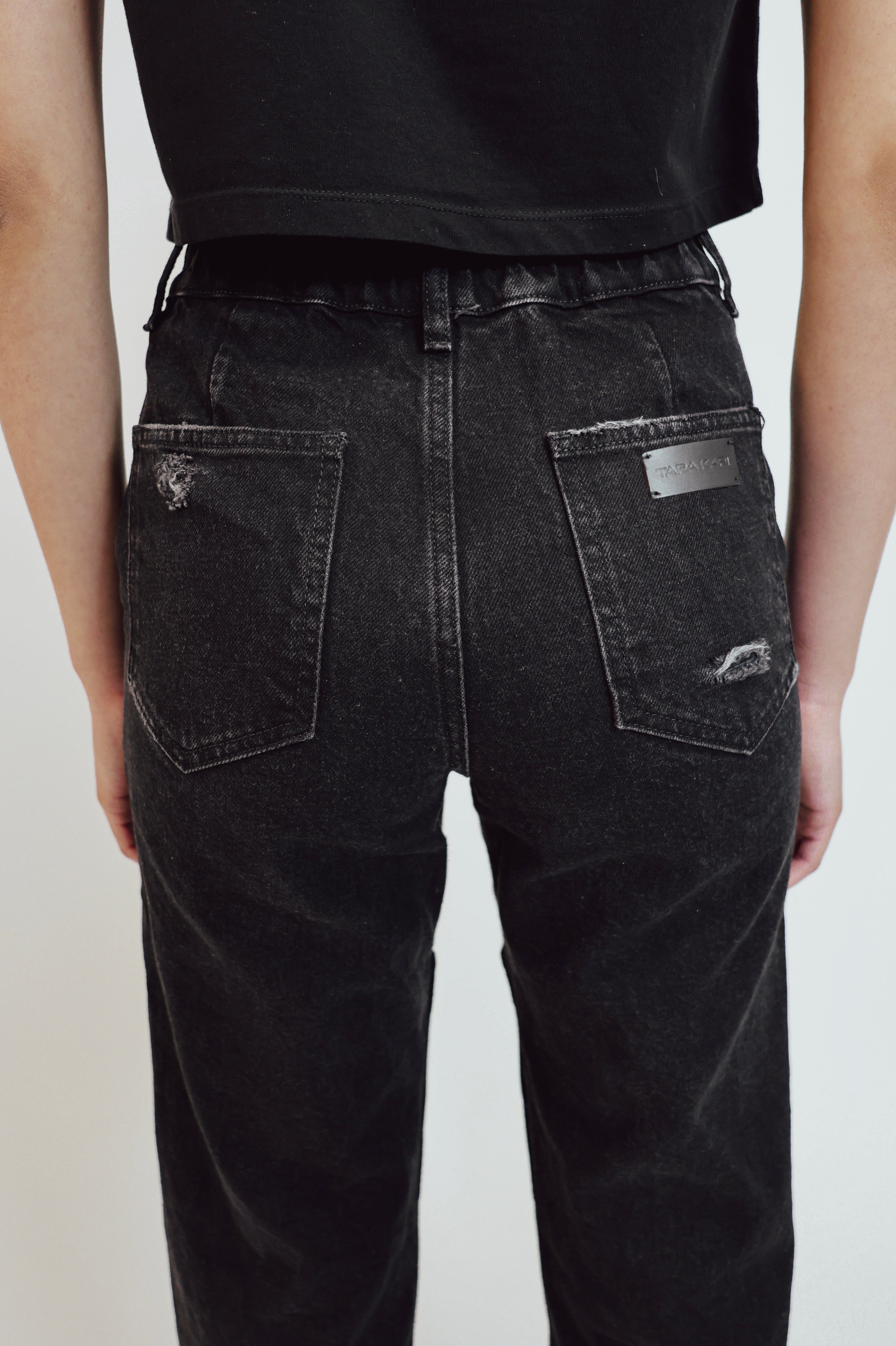Ripped Split Jeans