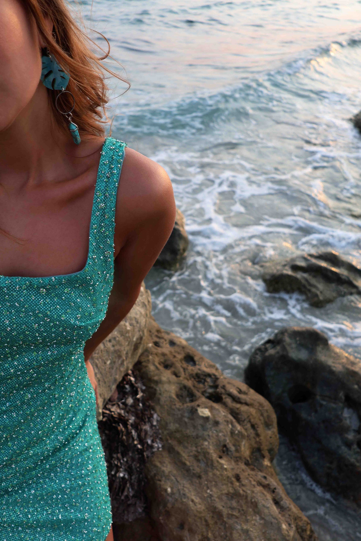 Mint Mirage mini dress